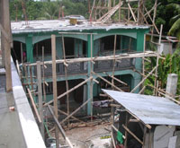 Dormitory under construction